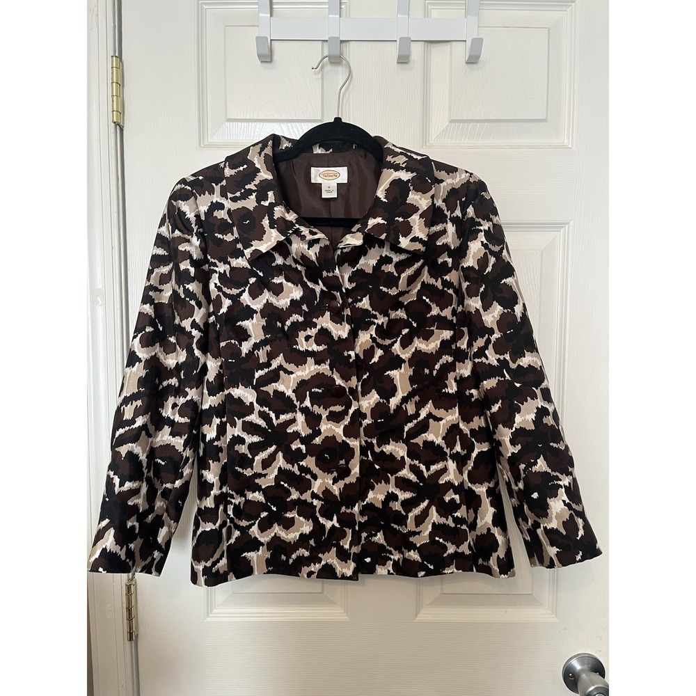 Talbots Size 6 Women's Patterned Blazer